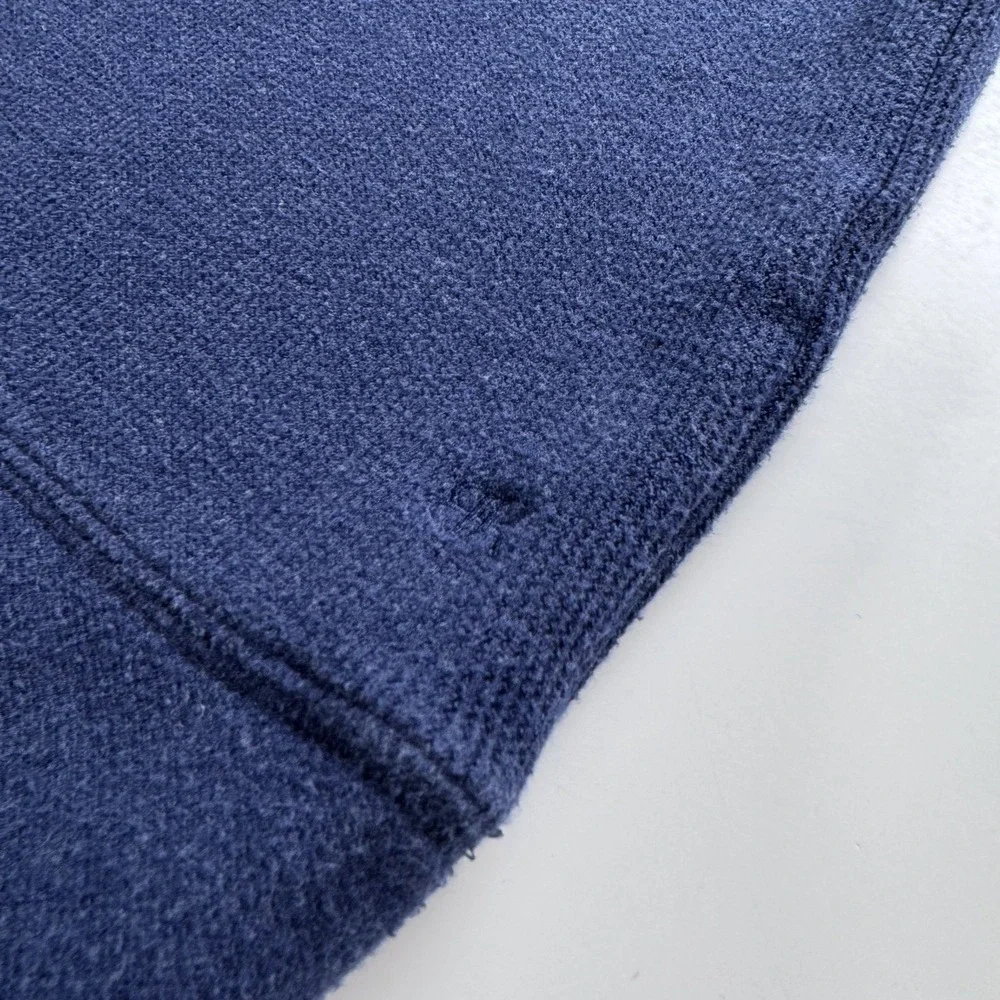 BANANA REPUBLIC Ribbed‎ Sweatshirt Crew Neck Mens XL Blue Soft